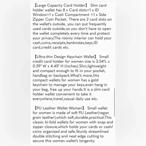 Leather Bifold RFID Blocking Credit Card Holder 1-PU Leather-Green - Picture 7 of 7